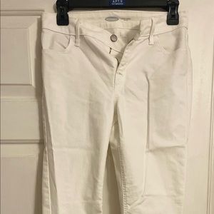 White old navy skinny jeans size 2 long